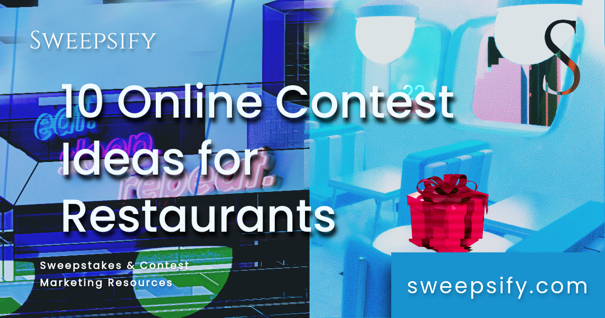 10 online contest ideas for restaurants blog post title