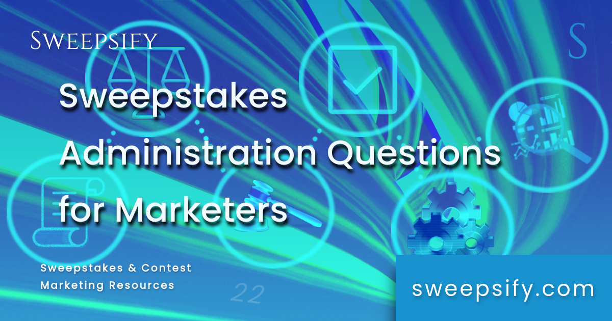 what are the rules for promotional advertising for a sweepstakes or contest blog post title